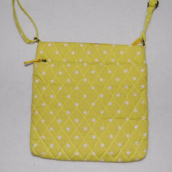 Crossbody Quilted Fabric Lightweight Bag, 8" Wide x 8" Tall - Picture 2 of 6